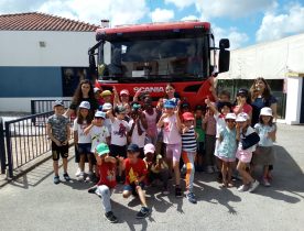 Bombeiros e PSP do Seixal no Colégio Parque do Falcão